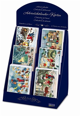 Adventskalender-Karten-Display 72 Ex.