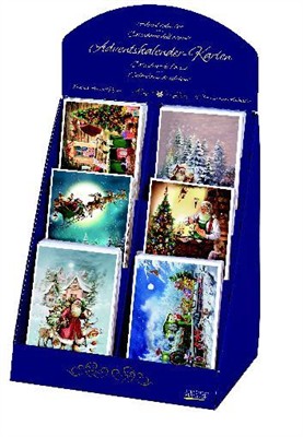 Adventskalender-Karten-Display