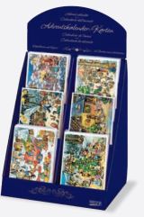 Adventskalender-Karten-Display