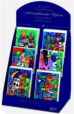 Adventskalender-Karten-Display