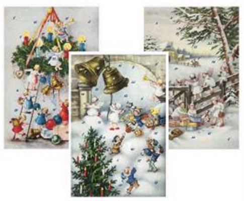 Adventskal-Karten Weihnachtsengel