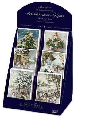 Adventskalender-Karten-Display