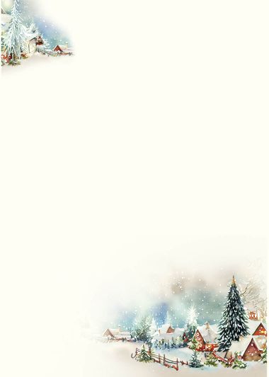  - PC-Briefe / PC-Karten - zum selber Bedrucken - PC-Briefe Weihnachten - IND.PC-WEIHNACHTSBRIEF