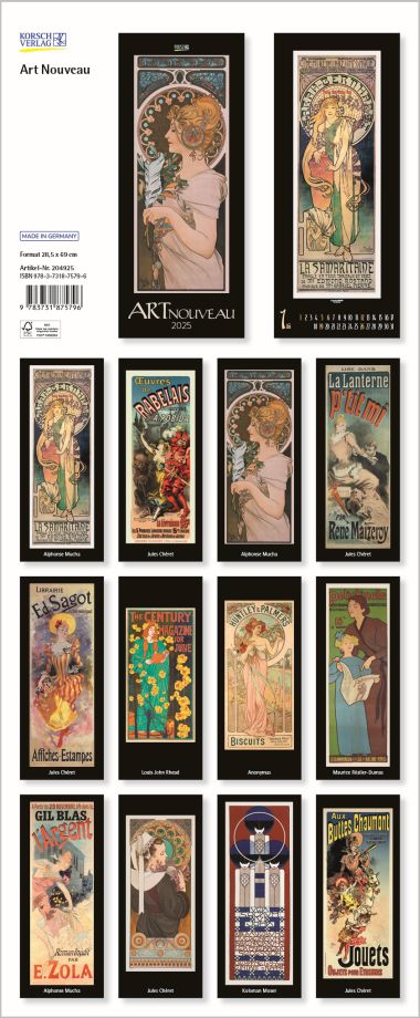  - Kalender - Kunstkalender - wfa Art Nouveau