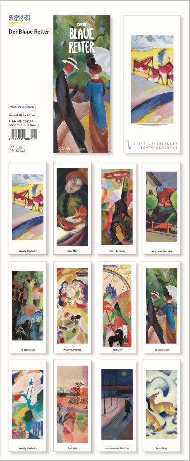  - Kalender - Kunstkalender - Der Blaue Reiter