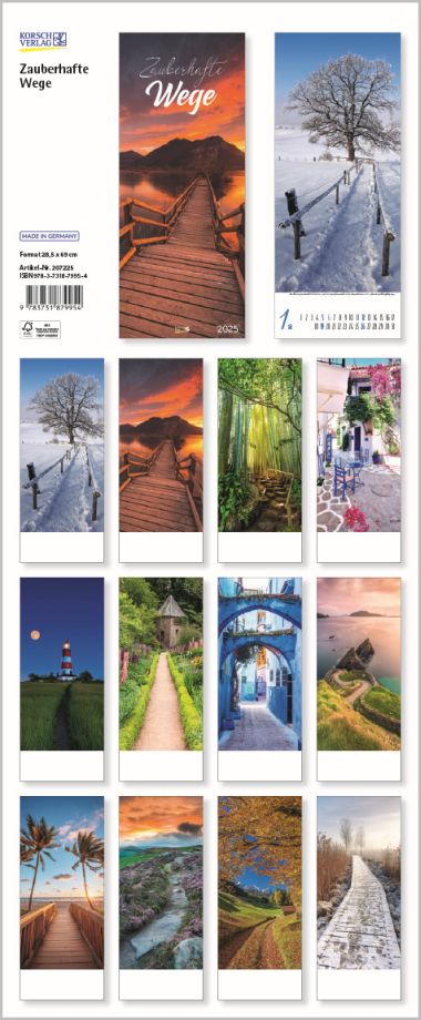  - Kalender - PhotoArtkalender - Zauberhafte Wege