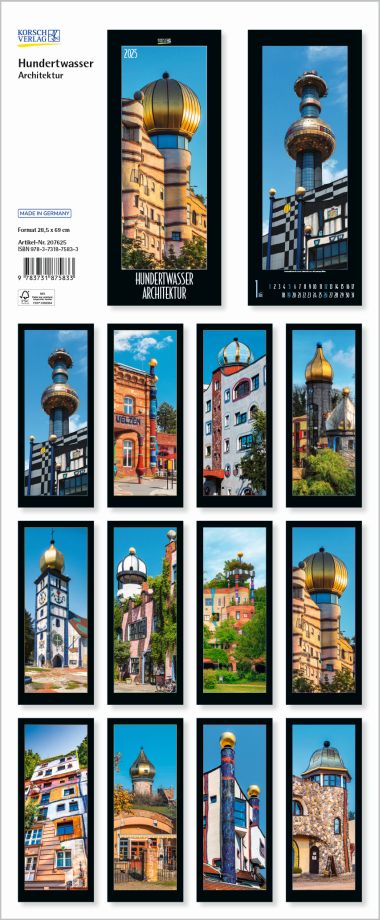  - Kalender - PhotoArtkalender - Hundertwasser Architektur
