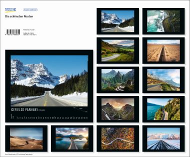  - Kalender - PhotoArtkalender - Die schönsten Routen