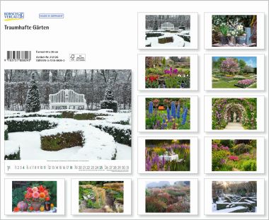  - Kalender - PhotoArtkalender - Traumhafte Gärten