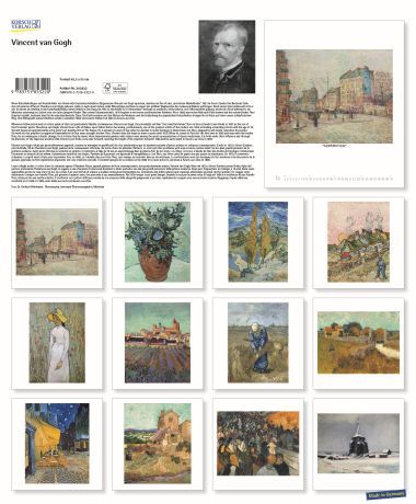  - Werbekalender - mit Ihrem Firmenlogo - Kunstkalender - Ind. Kal. Vincent van Gogh