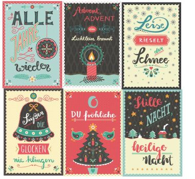  - Adventskalender - Adventskalender-Karten - wfa Adventskal.-Karten Adventslieder