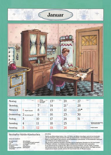  - Kalender - Ratgeber / Girls - Aus Großmutters Küche