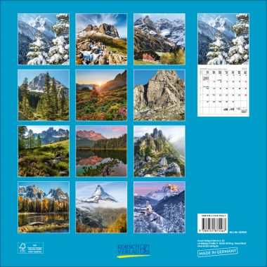  - Kalender - Broschürenkalender - Alpen (BK)