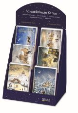 Adventskalender-Karten-Display