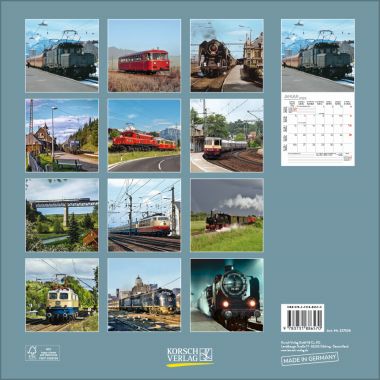  - Kalender - Broschürenkalender - Eisenbahnen (BK)