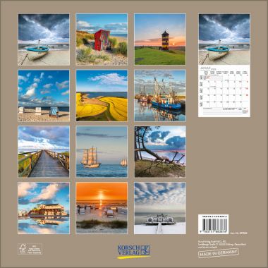  - Kalender - Broschürenkalender - Meerblicke - Nord- und Ostsee (BK)