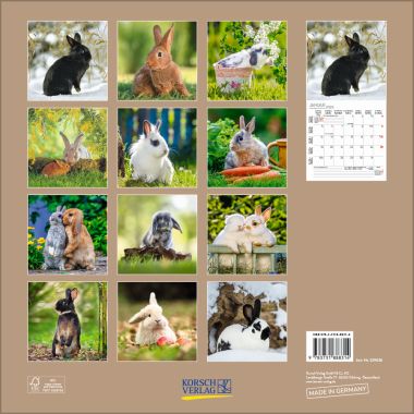  - Kalender - Broschürenkalender - Kaninchen (BK)