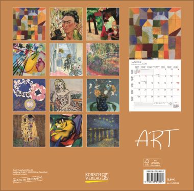  - Kalender - Broschürenkalender - ART (BK)