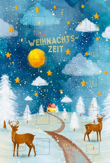  - Adventskalender - Adventskalender-Karten - Adventskalender Karte