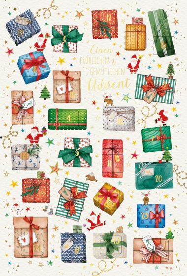  - Adventskalender - Adventskalender-Karten - Adventskalender Karte