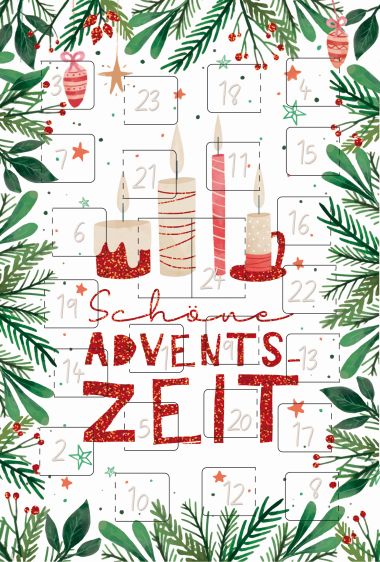  - Adventskalender - Adventskalender-Karten - Adventskalender Karte