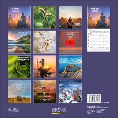  - Kalender - Broschürenkalender - Achtsamkeit (BK)