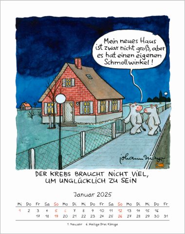  - Kalender - Sternzeichenkalender - Krebs