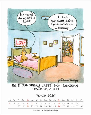  - Kalender - Sternzeichenkalender - Jungfrau