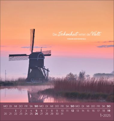  - Kalender - Postkartenkalender - Genieße jeden Augenblick