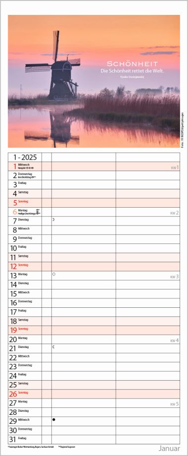  - Kalender - Familienkalender - Planer für die besten Jahre
