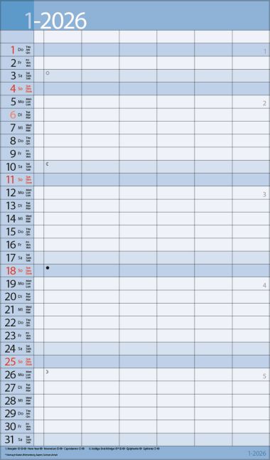  - Kalender - Familienkalender - XL Family Timer