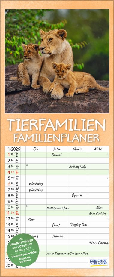 Tierfamilien