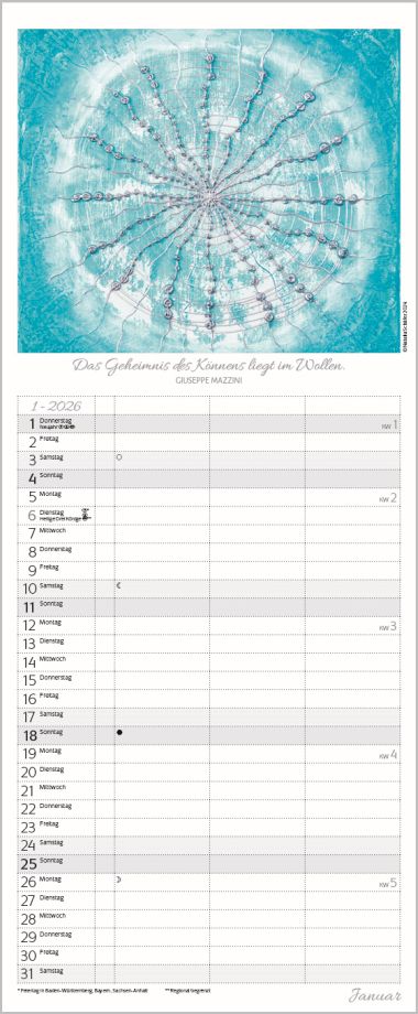  - Kalender - Familienkalender - Timer für 2 Achtsamkeit
