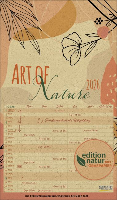 Familienplaner Art of Nature