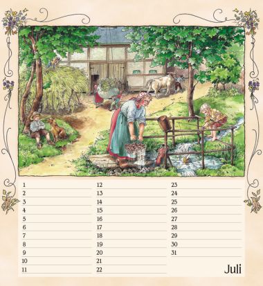  - Kalender - Geburtstagskalender - wfa Geburtstagskalender Bauernkalender