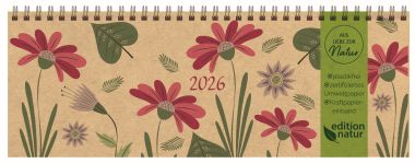 Tischquerkalender "Flowers"