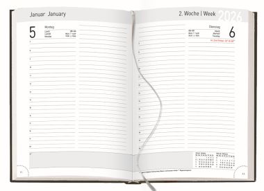  - Agenden / Booklets - Agenden/Planer - Edition Natur schwarz Chef-Timer