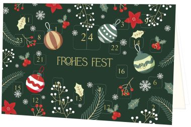  - Grusskarten für Firmen - auf Wunsch mit Eindruck erhältlich - Weihnachten/Neujahr - IND.KARTEN WEIHNACHTEN