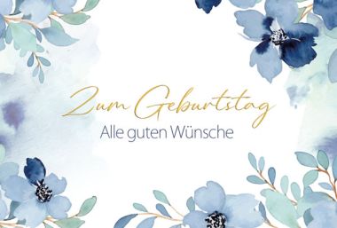  - Grusskarten für Firmen - auf Wunsch mit Eindruck erhältlich - Geburtstag - IND.ALLG.GLÜCKWUNSCHKARTE