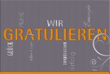  - Grusskarten f&uuml;r Firmen - auf Wunsch mit Eindruck erh&auml;ltlich - Gl&uuml;ckwunsch - IND.KART.ALLG.GL&Uuml;CKWUNSCHKARTE