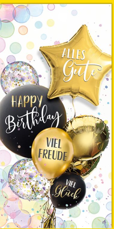  - Allgemeine Kollektion-Hauptdevisen - Geburtstag DIN Lang - Geburtstag DIN Lang