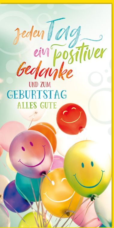  - Allgemeine Kollektion-Hauptdevisen - Geburtstag DIN Lang - Geburtstag DIN Lang