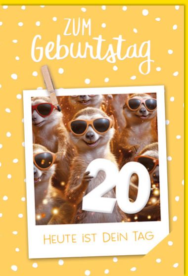  - Allgemeine Kollektion-Hauptdevisen - Geburtstag Zahlen/Drehzahlen - Geburtstag 20.