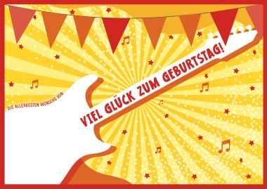  - Allgemeine Kollektion-Hauptdevisen - Sound A5 - Musikkarten Geburtstag