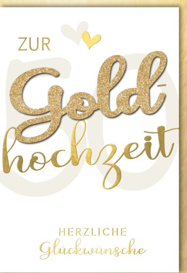  - Allgemeine Kollektion-Randdevisen - Hochzeitsjubiläen - wfa Goldhochzeit