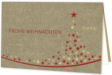  - Grusskarten für Firmen - auf Wunsch mit Eindruck erhältlich - Weihnachten/Neujahr - IND.KARTEN WEIHNACHTEN