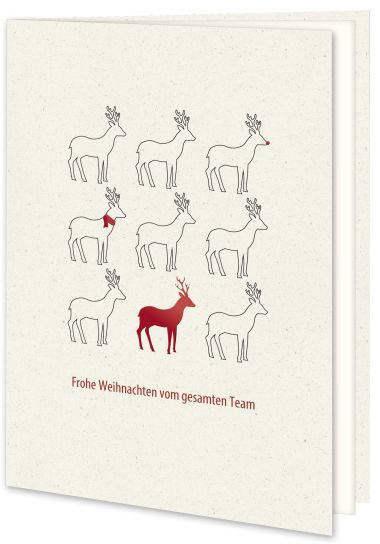  - Grusskarten für Firmen - auf Wunsch mit Eindruck erhältlich - Weihnachten/Neujahr - IND.KARTEN WEIHNACHTEN