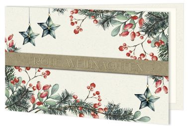  - Grusskarten für Firmen - auf Wunsch mit Eindruck erhältlich - Weihnachten/Neujahr - IND.KARTEN WEIHNACHTEN