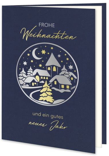  - Grusskarten für Firmen - auf Wunsch mit Eindruck erhältlich - Weihnachten/Neujahr - IND.KARTEN WEIHNACHTEN