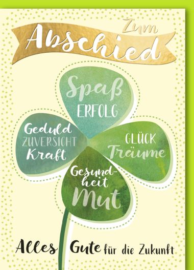  - Allgemeine Kollektion-Randdevisen - Abschied - Abschied A5